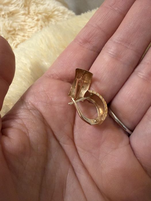 Золоті сережки серьги золотые Столична ювелірна фабрика