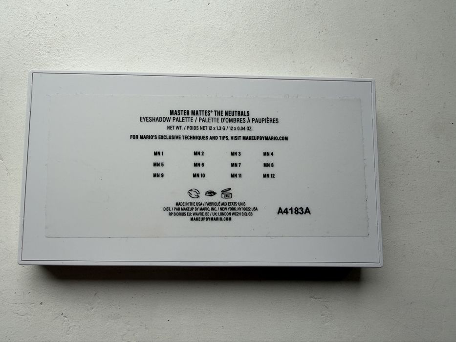 paleta master mattes makeup by mario the neutrals