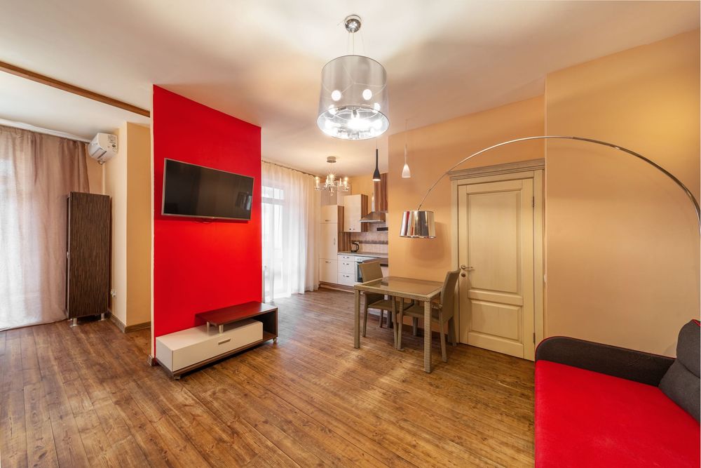 Люкс квартира посуточно Джакузи Smart TV низкий этаж Центр Научная