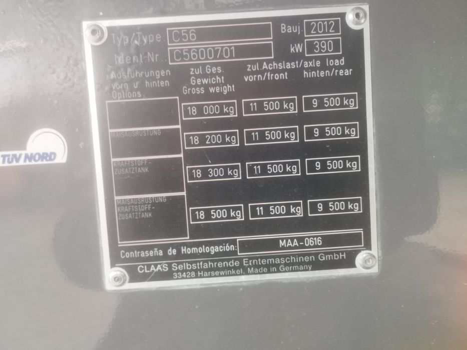 Комбайн CLAAS LEXION 760 2012 Vario900