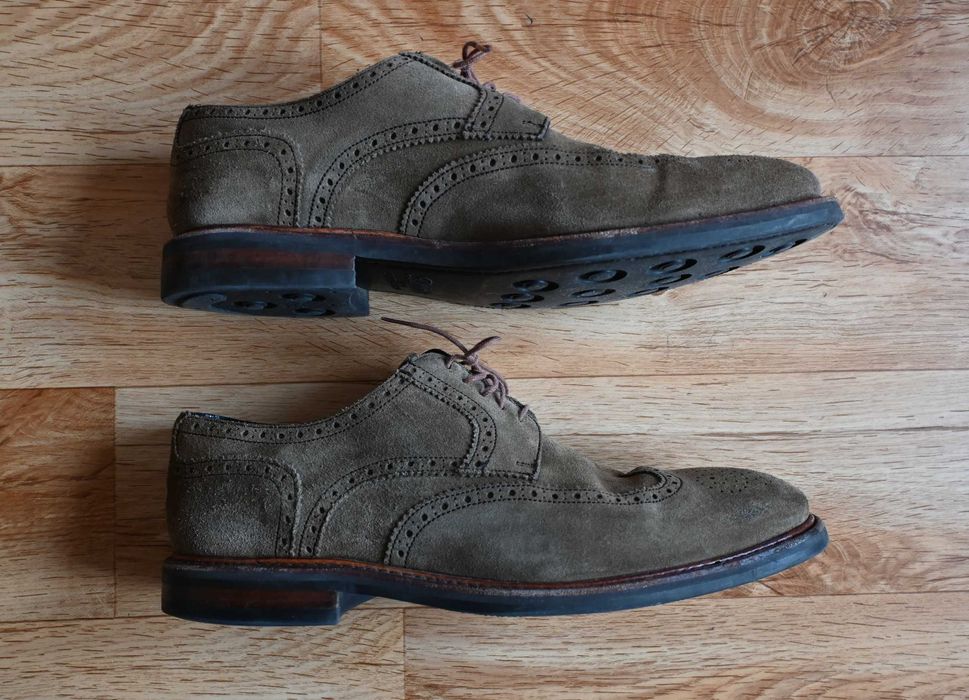 Buty męskie Berwick 1707 Derby 5544 Janus Rame Dainite Sole EU 44,5