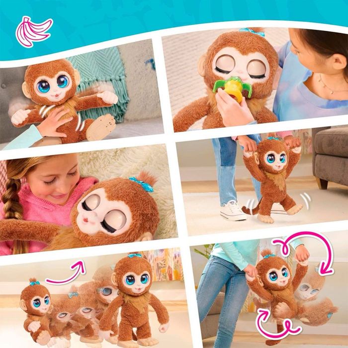 Інтерактивна мавпа, furreal, peanut monkey, обезьянка Арахис, козочка