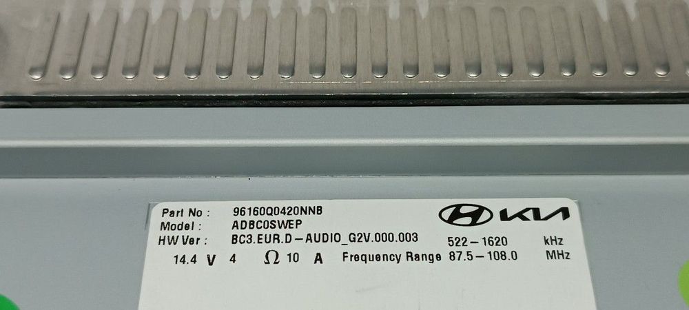 TELA/ECRÃ MULTIFUNÇÕES HYUNDAI I20 III (BC3, BI3) 1.0 T-GDI (101CV)