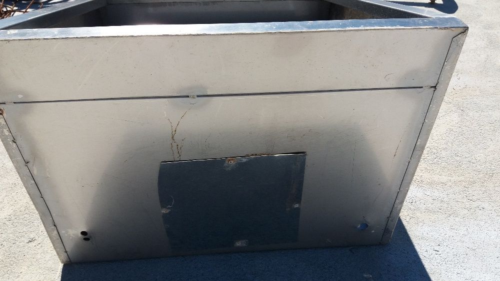 Hotte em aço inox. Campanula. Exaustor