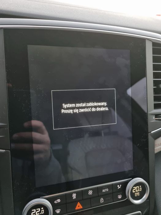 Renault Easylink system został zablokowany usunięcie
