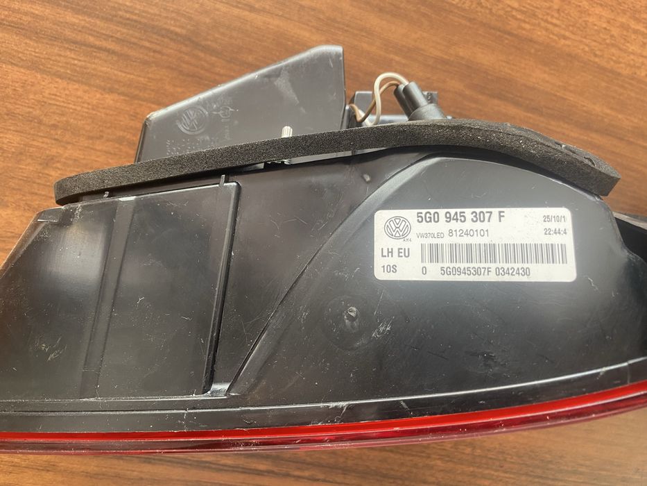 Lampy w klape Volskwagen Golf 7