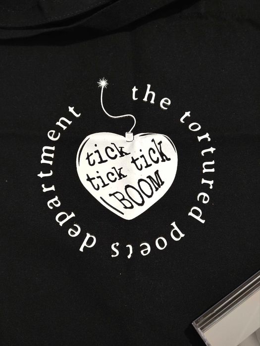 Torba czarna tote bag Taylor Swift ttpd