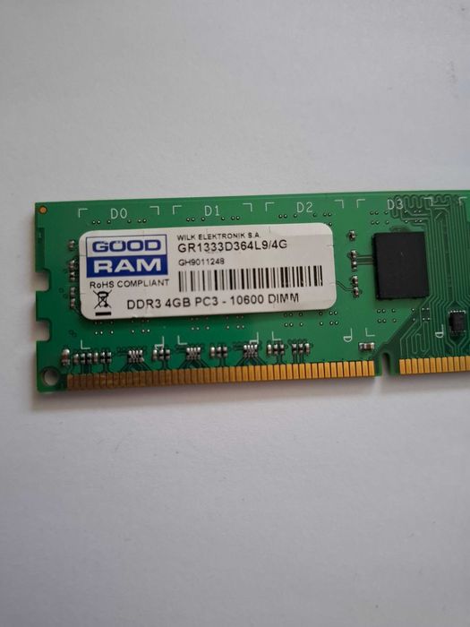 Pamięć RAM DDR3 4 GB do komputera PC