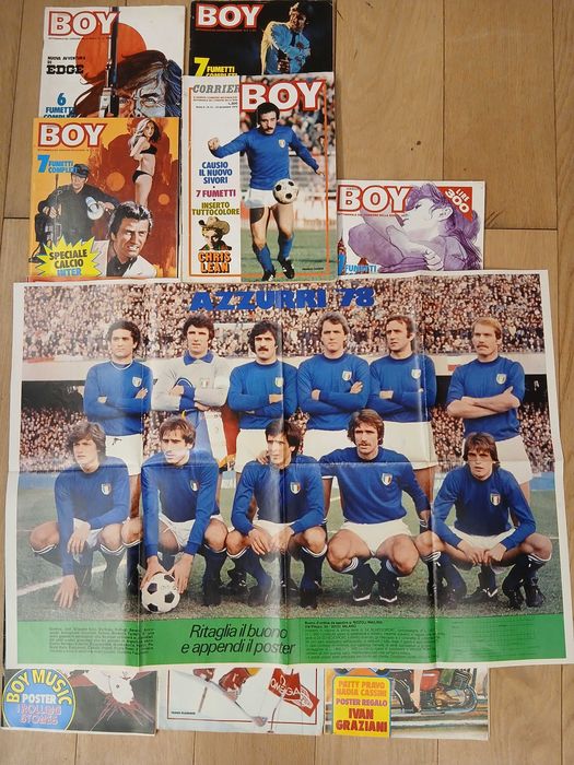 14 revistas Boy Fumetti banda desenhada