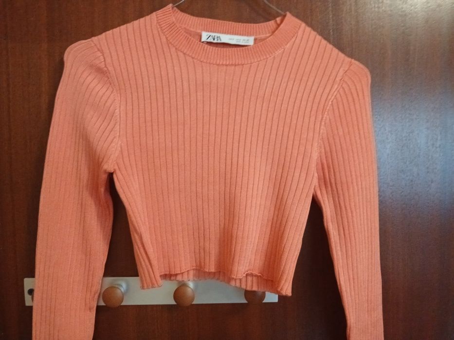 Malha laranja de senhora tam S marca Zara