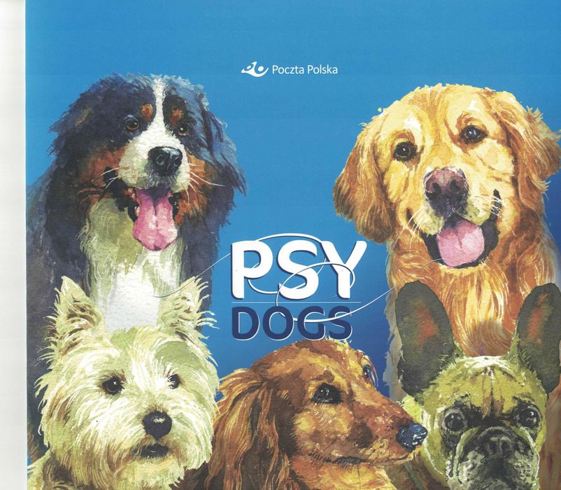 Folder filatelistyczny "Psy"  Ark. A i B