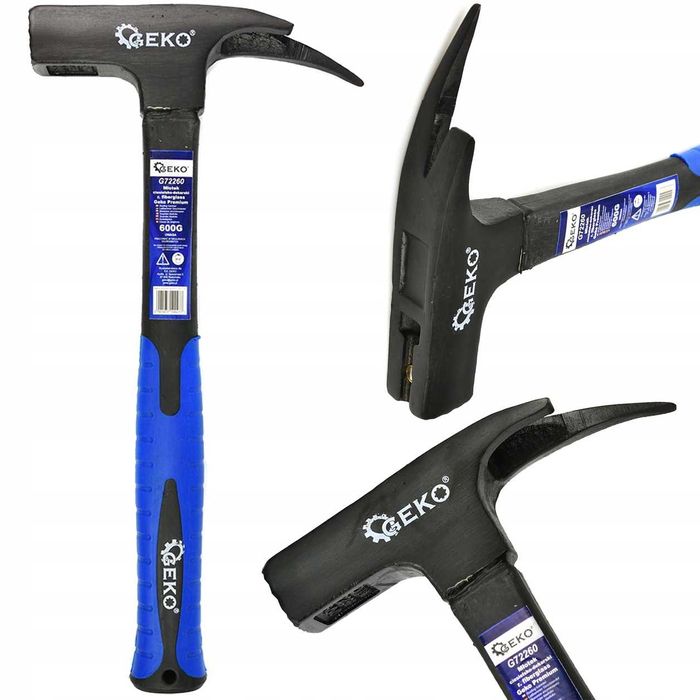 Młotek ciesielski dekarski 600g fiberglass premium