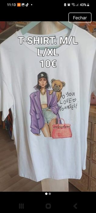 T-shirt  linda nova