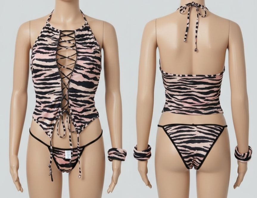 Эротический комплект-трансформер Tiger Lingerie (4 элемента)