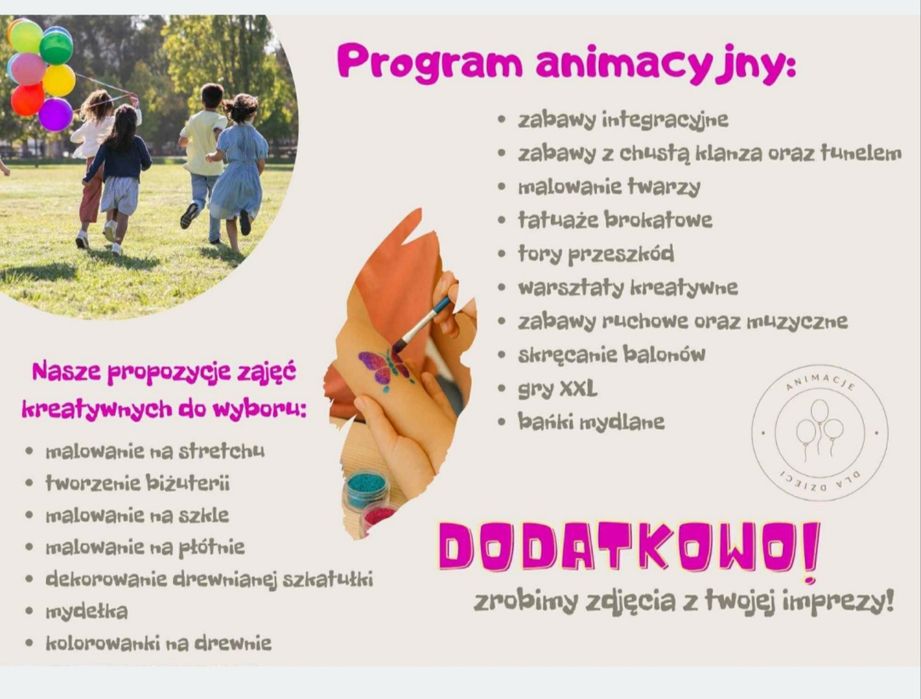 Wynajme dmuchańca 6,5 x 3,5 X5m