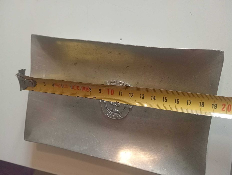 Vintage Bilheteira em estanho 97%  Brasao Concelho Lagoa