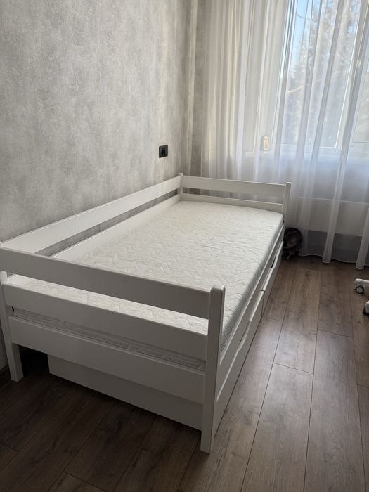 Ліжко+Матрас/Дитяче ліжко+ матрас 200/90/67 см