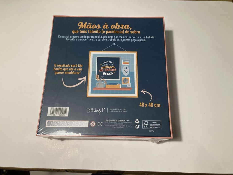 Puzzle Mr Wonderful 500 Peças - Hoje Podem Acontecer Milhões de Coisas