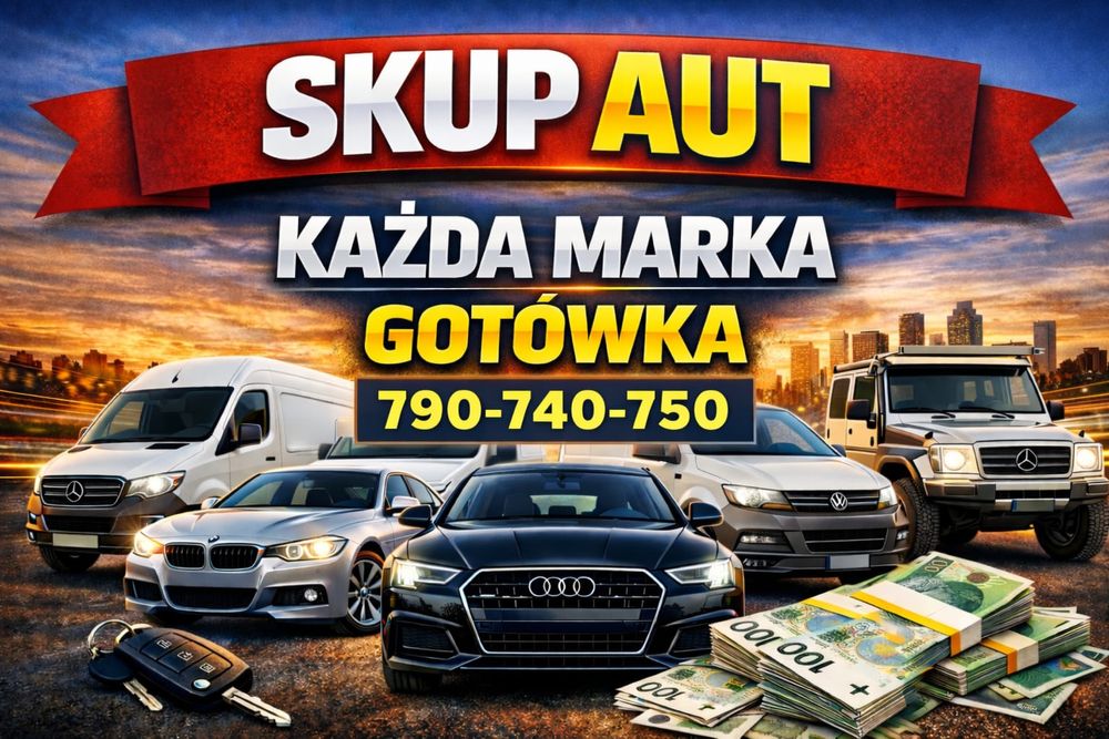 Skup samochodów! Auto Skup! po 2000 roku Osobowe Dostawcze! Skup aut!