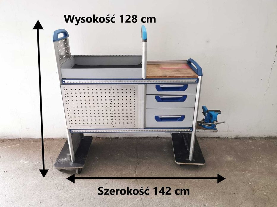 Regały szafki półki do busa zabudowa serwisowa warsztat ZESTAW SORTIMO
