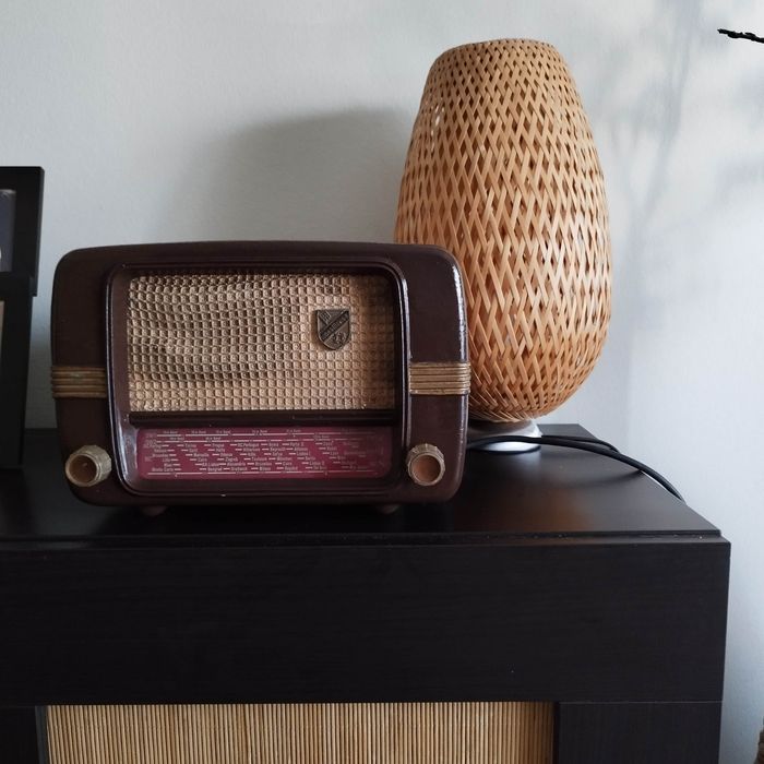 Coluna / Radio antigo bluetooth Normende