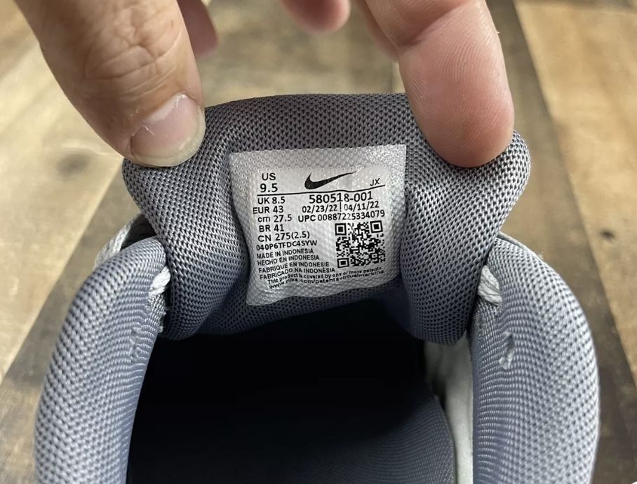 Оригінал Кросівки Nike Air Max Ivo Gray (580518-001). (26,5см)