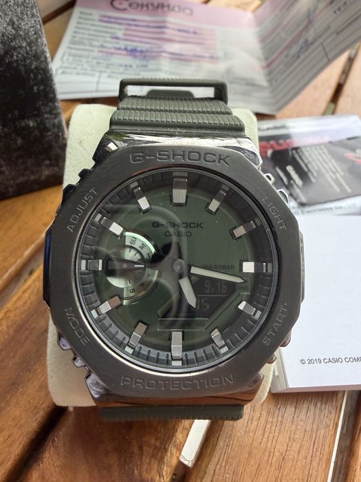 Casio G-Shock GM-2100B-3AER Metal CasiOak / Повний комплект / Секунда