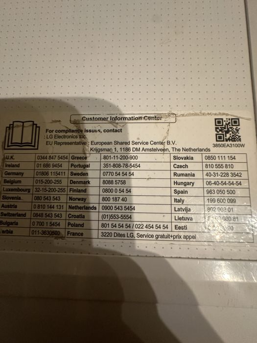 Пральна машинка lg  2 в 1, на запчастини. 8/5кг.