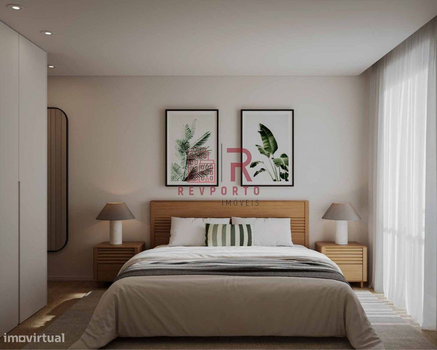 Apartamento T1  com varanda e garagem