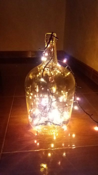 Garrafão de vidro 5L para decoração