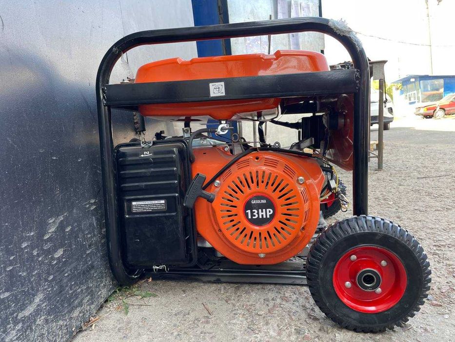 Генератор Zeppelin GZ 5500 Електростартер 5,5 кВт Бензин | з колесами