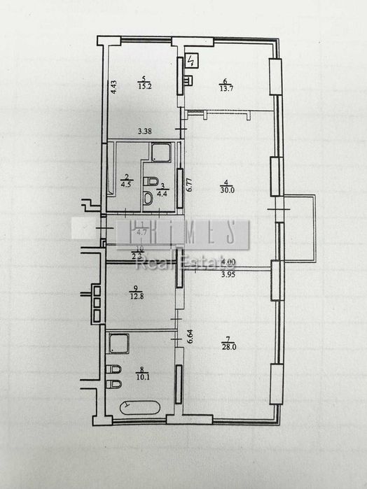 Продажа 3к квартиры 127м2, Ярославов Град, ул. Бульварно-Кудрявская