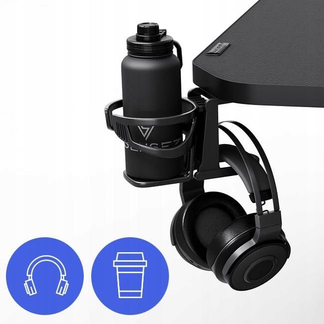 Biurko Gamingowe Komputerowe Do Komputera + Akcesoria 100x50cm Okazja