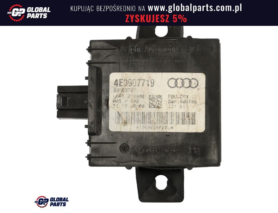 Audi A8 S8 D3 Moduł Sterownik Komputer Alarmu Odholowania 4E