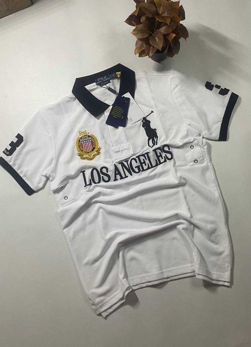 Ralph Lauren ポロシャツ ホワイト LOS ANGELES POLO RALPH LAUREN