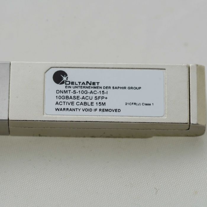 2x SFP+ 10Gbit DAC Active Cable 15m – DeltaNet DNMT-S-10G-AC-15-I