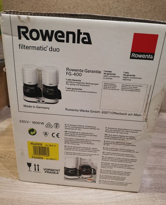Ekspres do kawy Rowenta