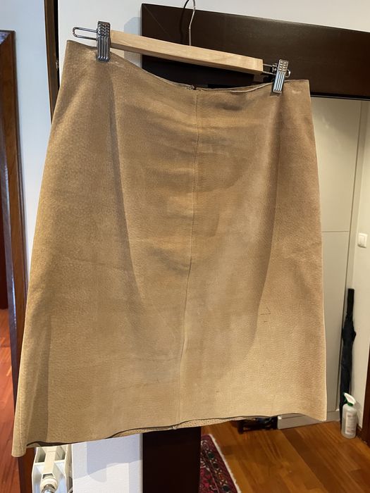 Saia em pele vintage