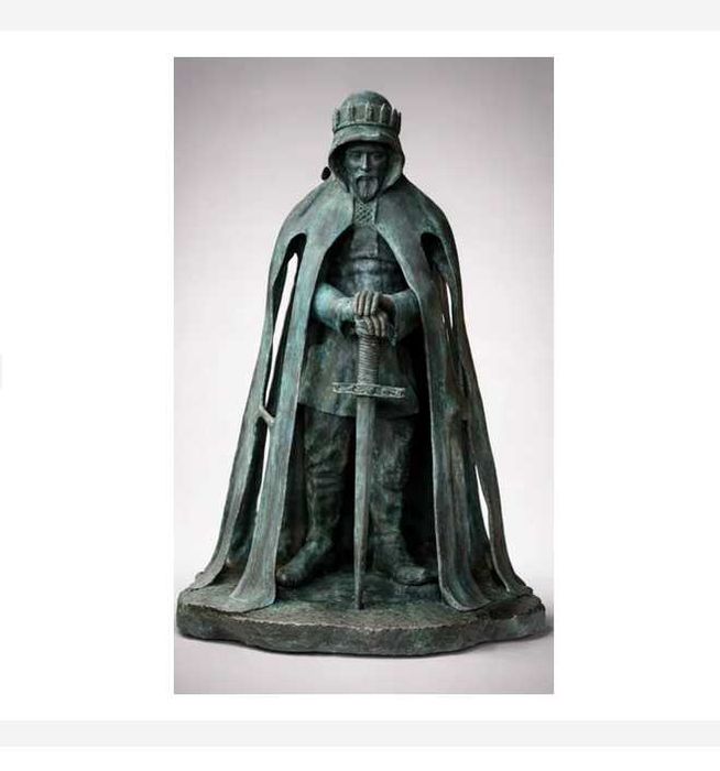 Posąg Króla Artura - Figura Z Brązu 180 Cm