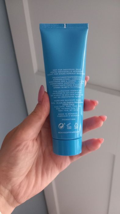 Nowy perfumowany balsam do ciała Davidoff cool water 75 ml
