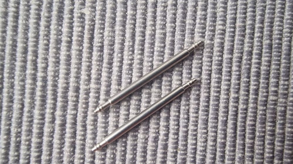 Zestaw 2 sztuk PIN/ TELESKOP 20mm do zegarków i smartwarchy