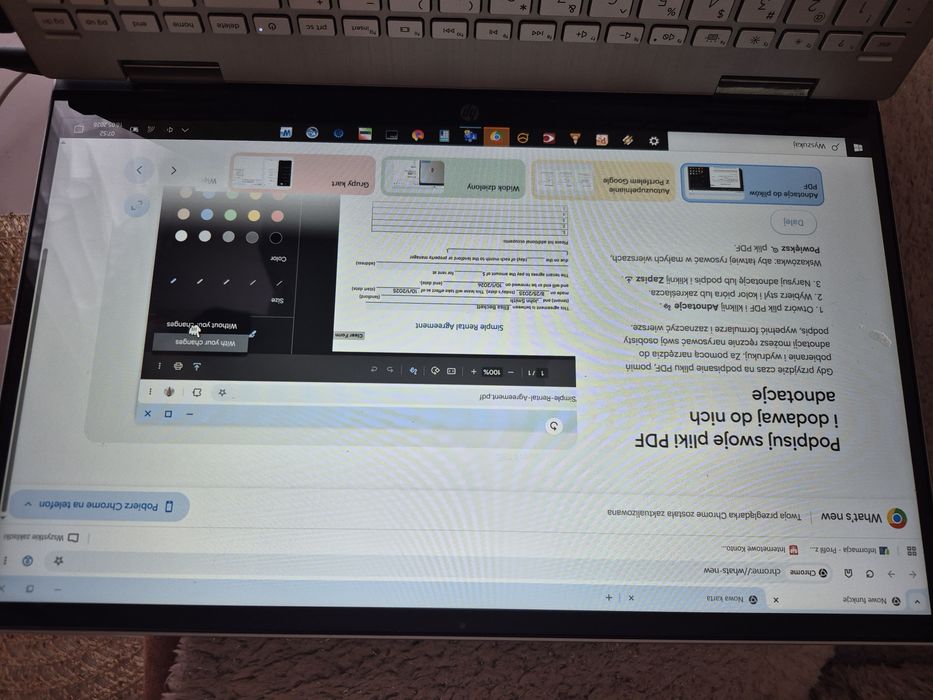 LAPTOP HP Pavilion x360 15 2w1 DOTYKOWY i5-1235U 8GB 512GB SSD M.2 PCIe 2Win11