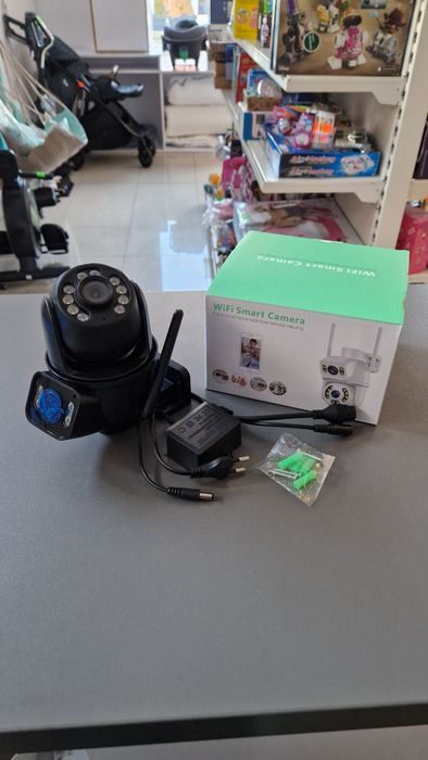 2szt Kamer Wi-Fi obrotowa zewnętrzna.