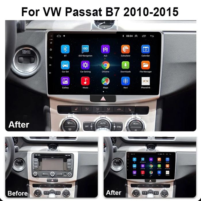 Штатна магнітола 6/128 GB VW Passat B6 B7 CC Volkswagen  Android avto Carplay