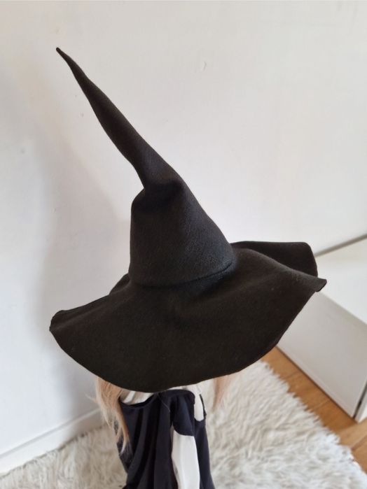 Kapelusz wiedźmy/ czarownicy /czarodzieja na Halloween handmade rękodzieło