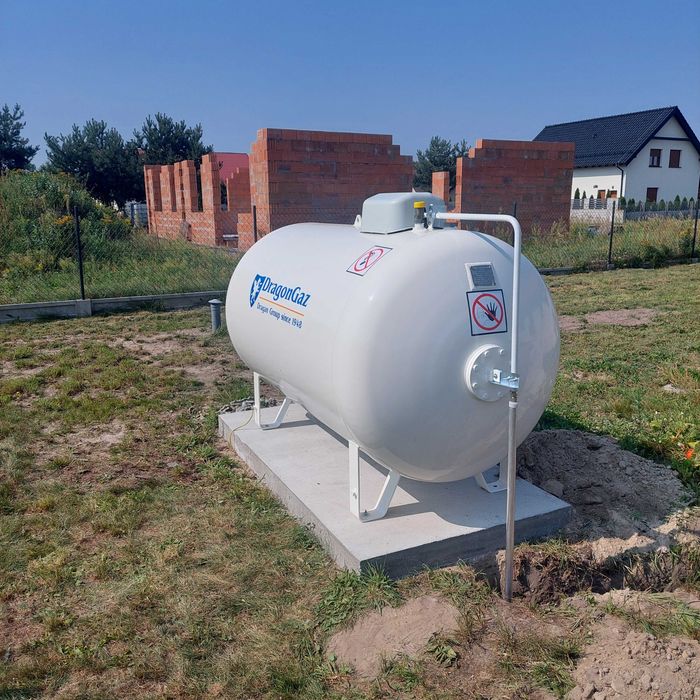 Zbiornik na gaz 2700 l Dzierżawa/Montaż /Dostawa gazu