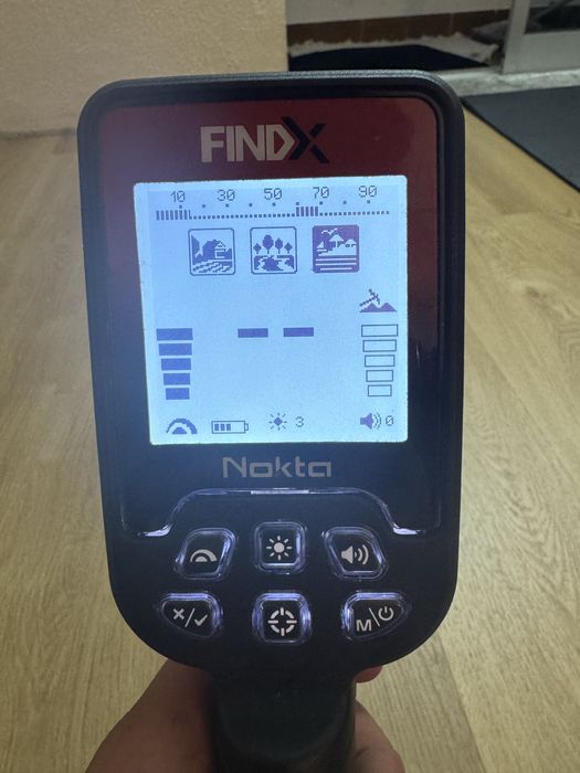 Detetor de metais NOKTA  FINDEX para adultos com bobina a prova de Agua de 11” profissional para ouro!