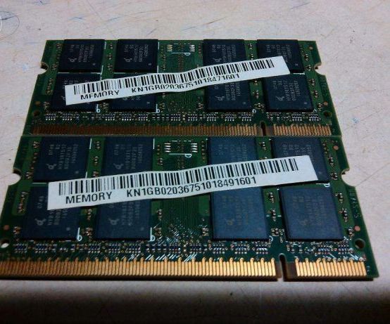 Память планки . 2шт-по1гб