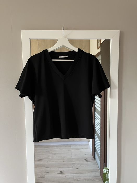 Czarna bluzka boxy reserved XS