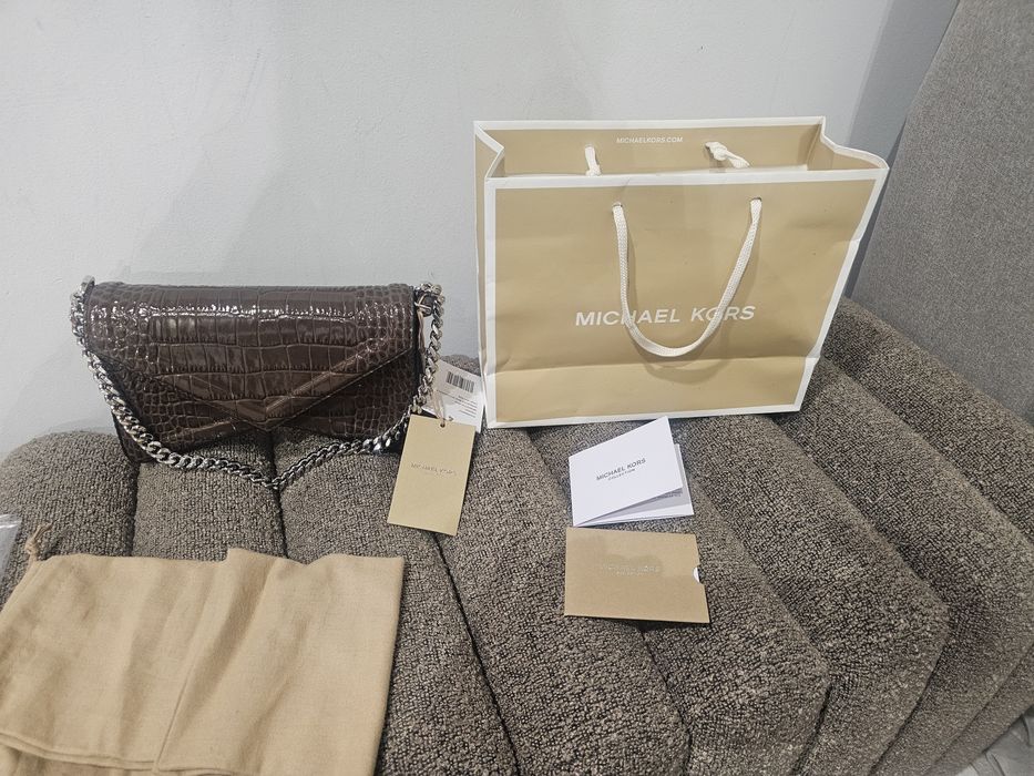 Mała torebka Michael Kors brązowa